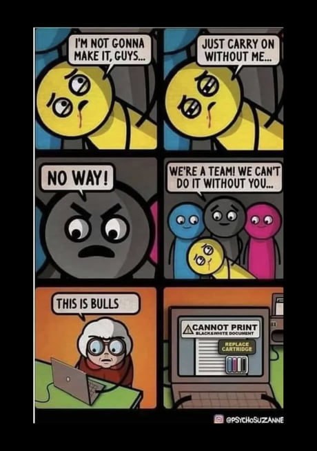 a cartoon with a bunch of cartoon characters