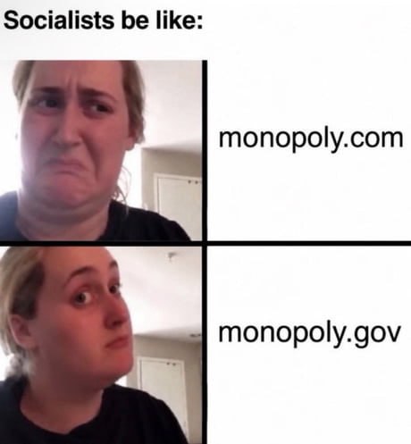 Socialists be like: