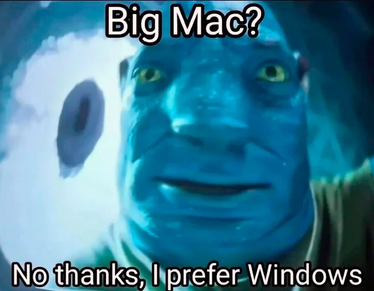 big mac no thanks