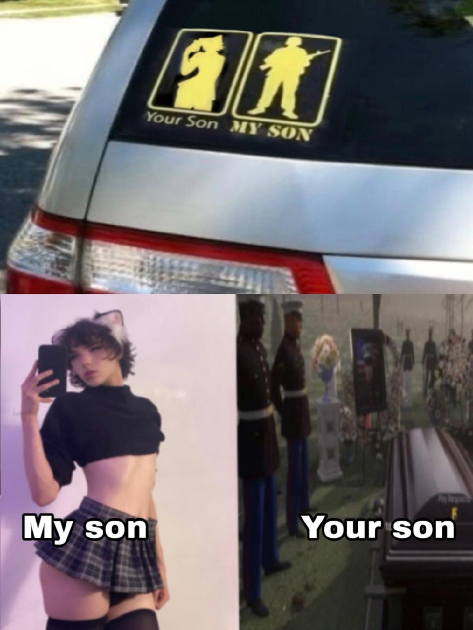US Transport a woman in a black shirt and shorts is standing next to a car