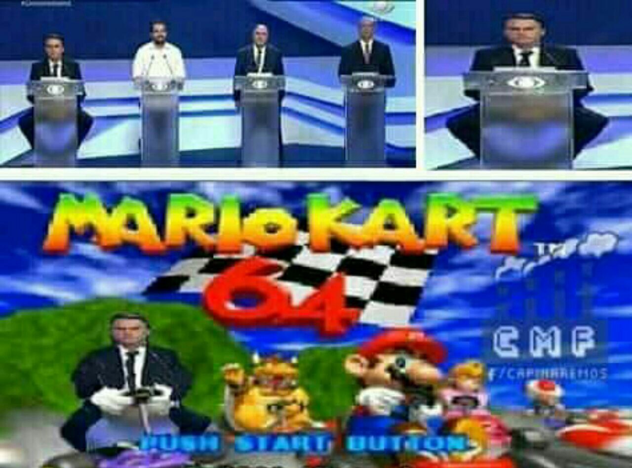 mario kart on the nintendo