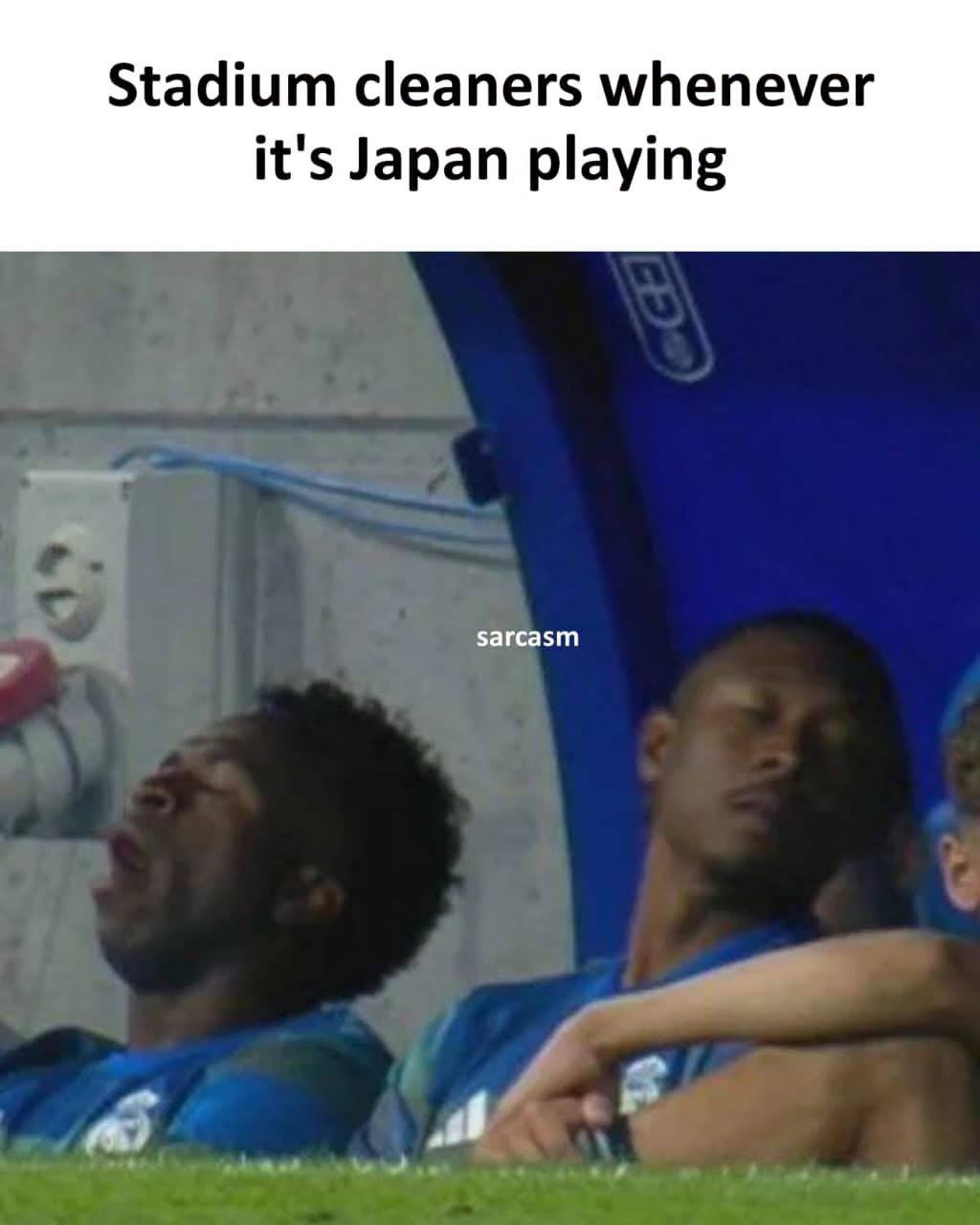Stadium cleaners whenever its Japan playing