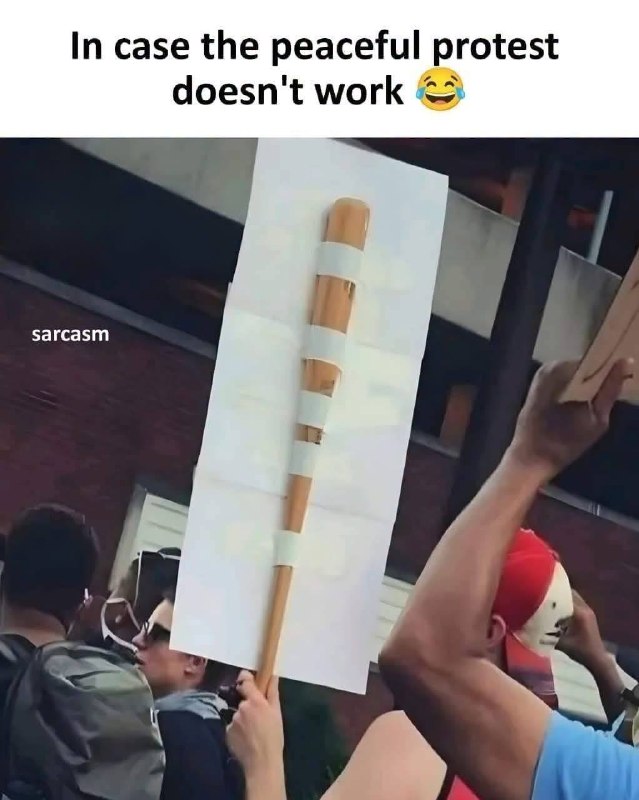 in Case the peaceful protest ‘doesn’ t work Ke